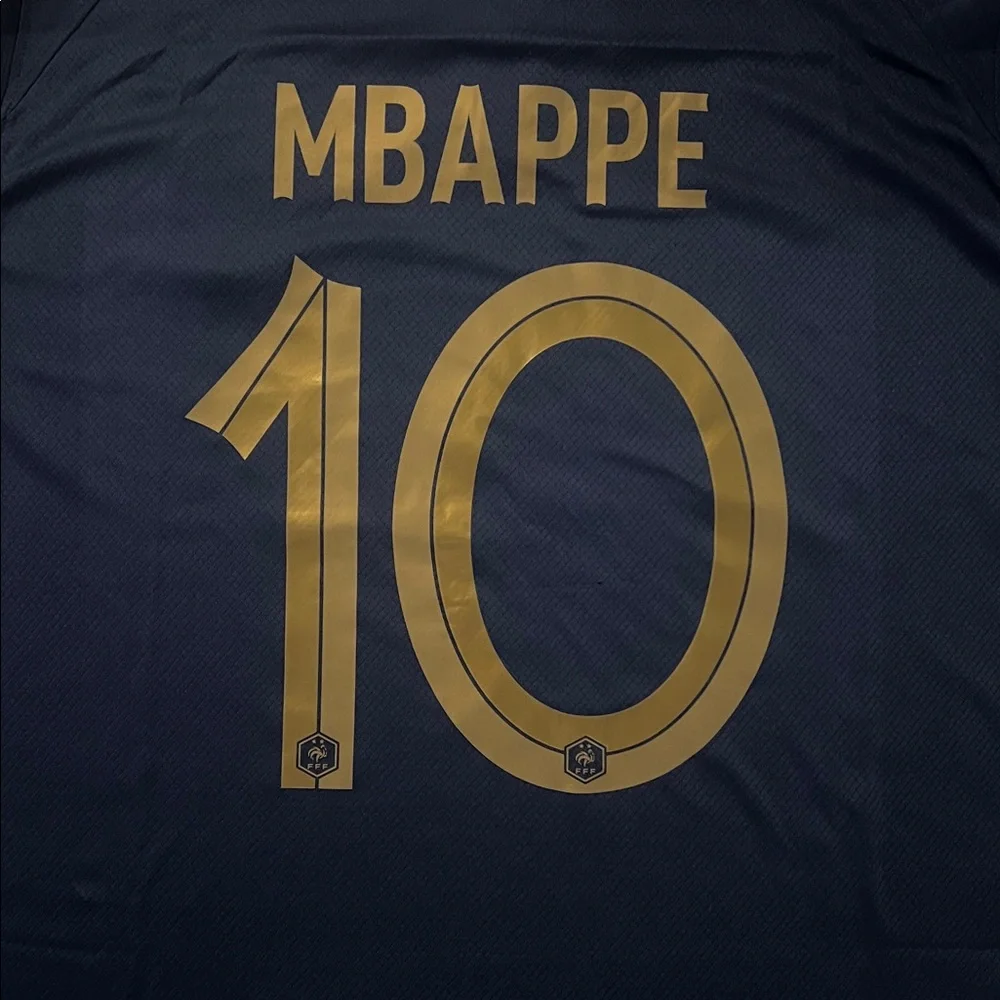 France National Team 2022/23 Stadium Home (Kylian Mbappe) - Picture 9 of 9